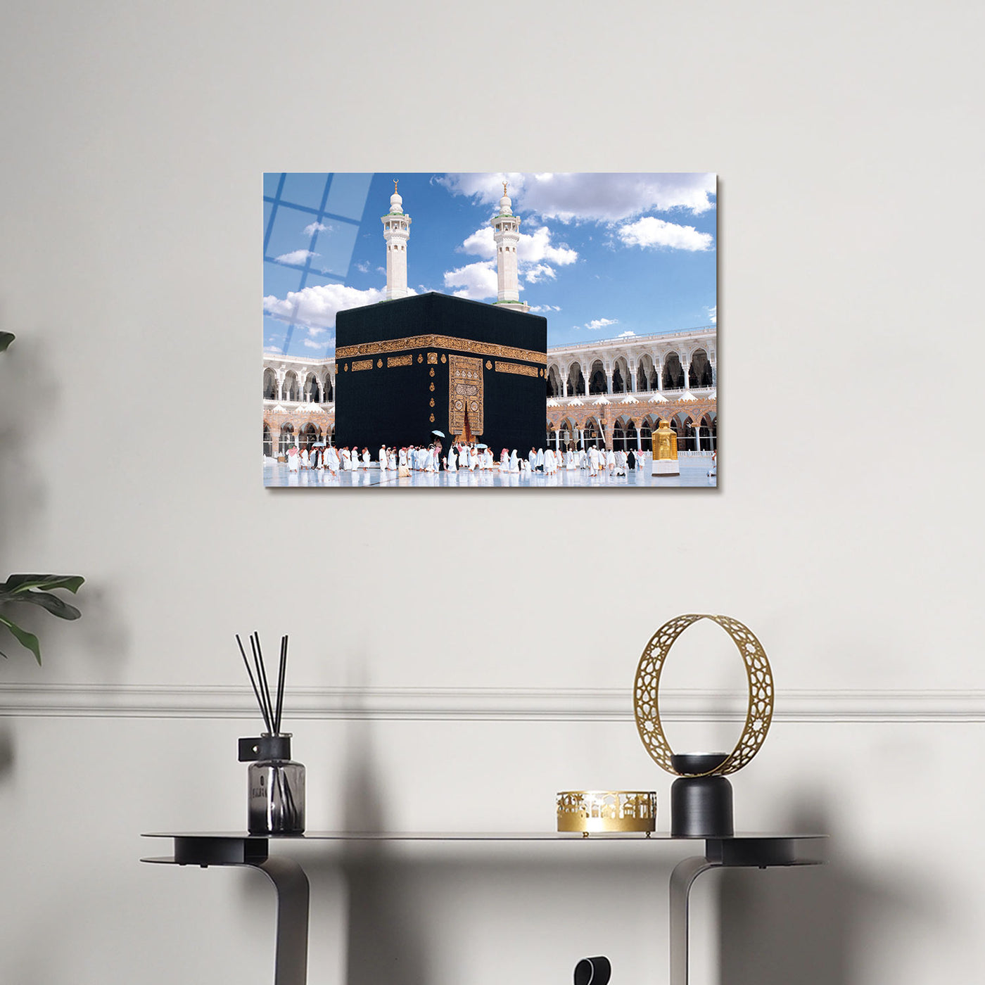 Kaaba Glass Islamic Wall Art - WTC057