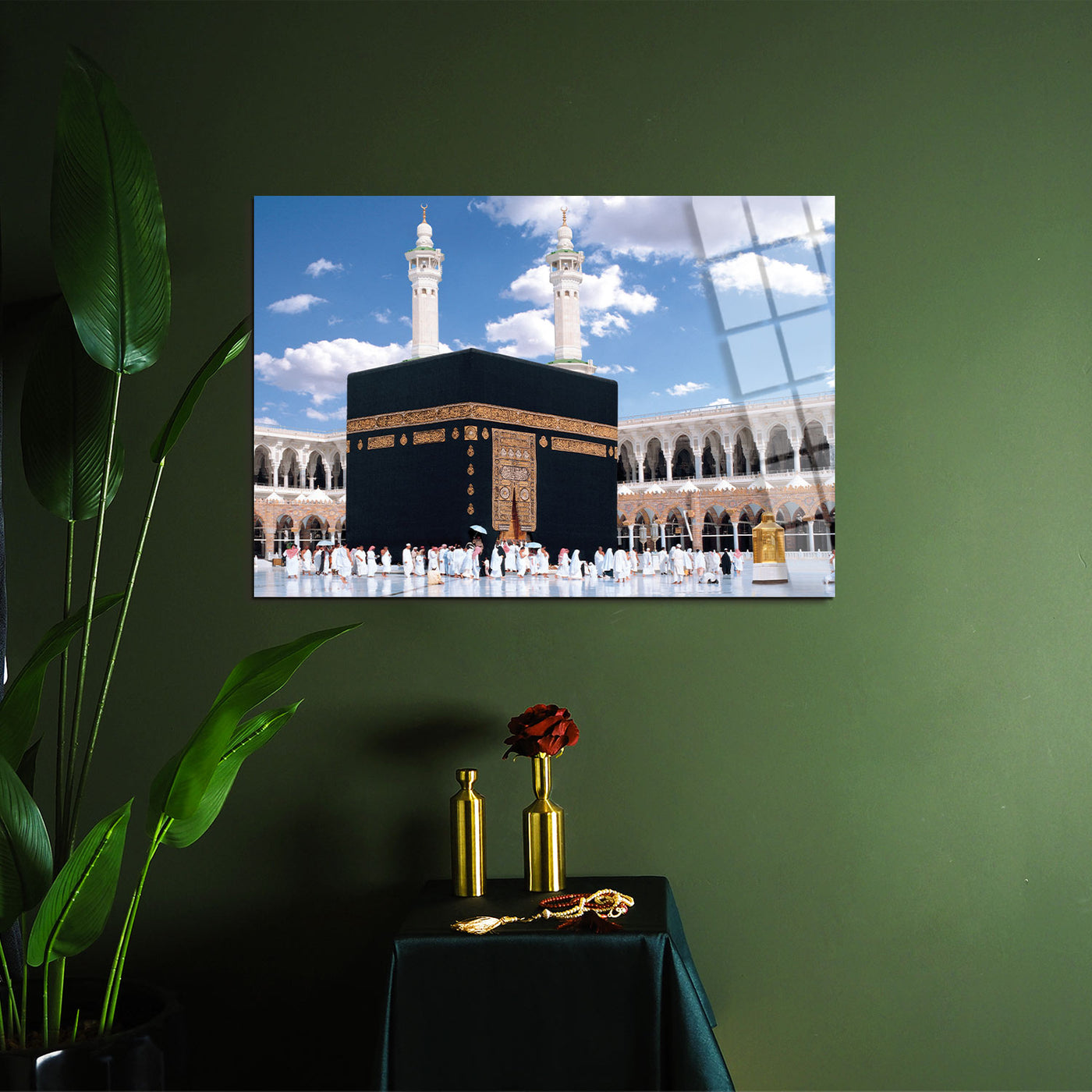 Kaaba Glass Islamic Wall Art - WTC057