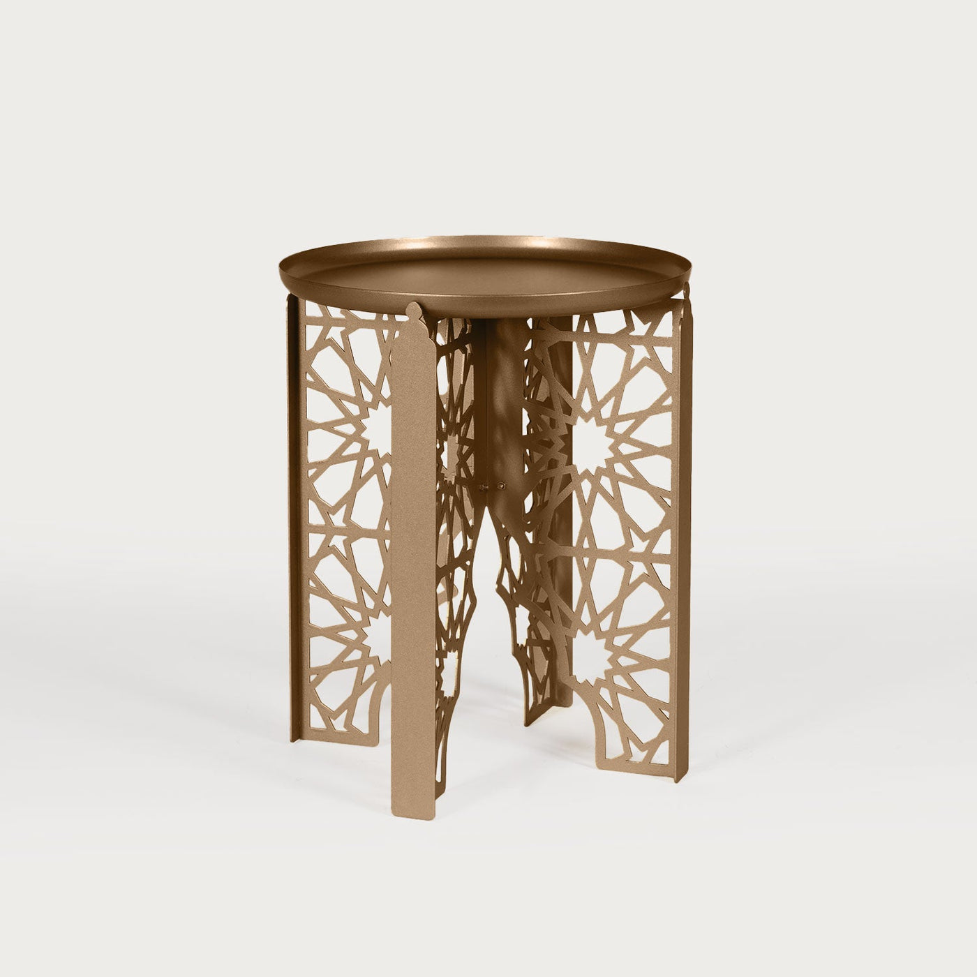 Emas M Metal Islamic Side Table - WAMZ012