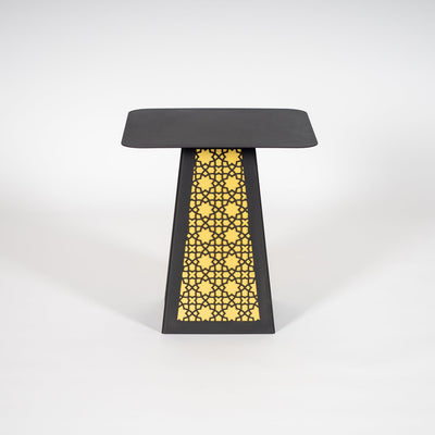 Zamrud S Metal Islamic Side Table - WAMZ006